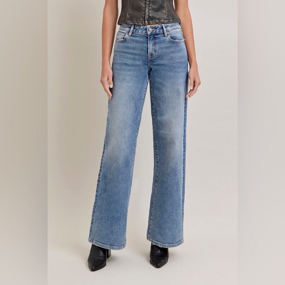 Hidden Denim - NEW Hidden Nori Mid-Rise Wide Leg Jeans Size 28